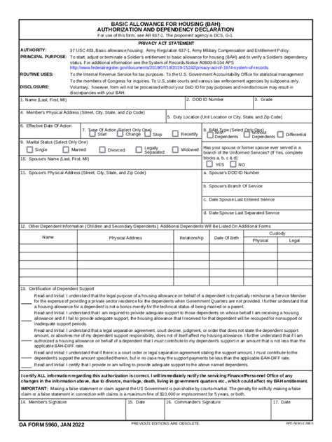 da 5960 form 2022.